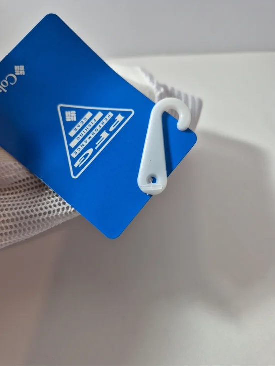 Columbia PFG Trucker Snapback Hat White Fishing Unisex - Picture 4 of 5